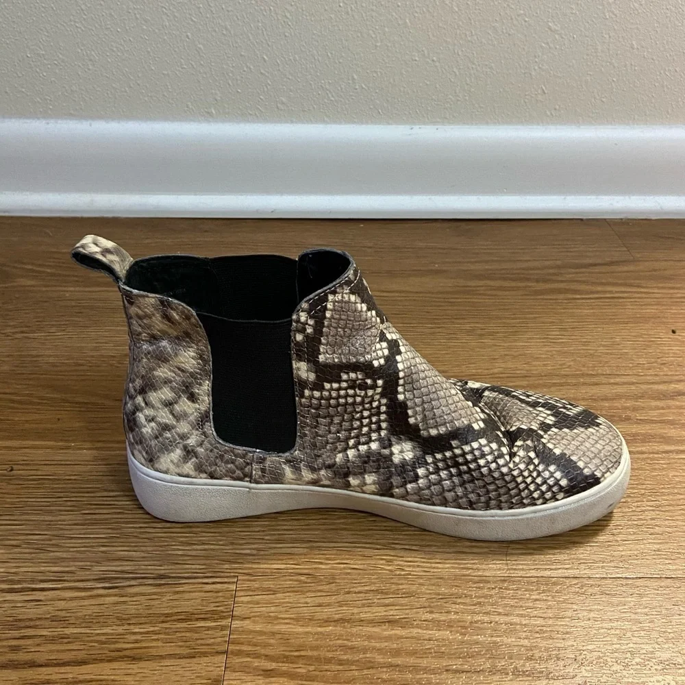 Micheal Kors Snakeskin Chelsea Boot
